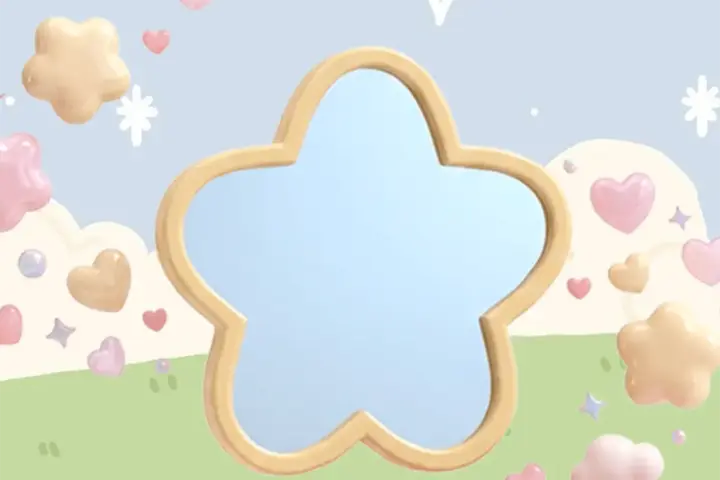Flower Wall Mirror