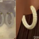 Visage Earrings Set - Diamond Charm Hoops Earring Stack