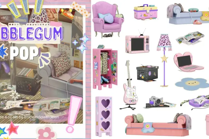 Bubblegum Pop cc set