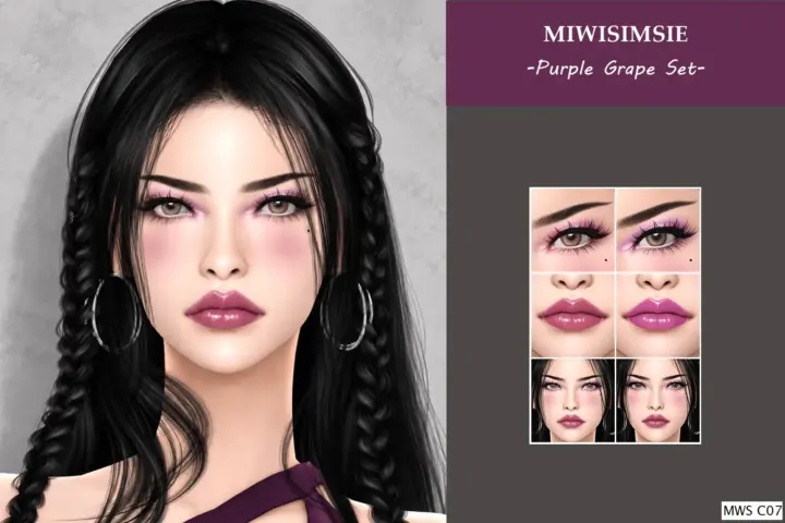 Purple Grape Set