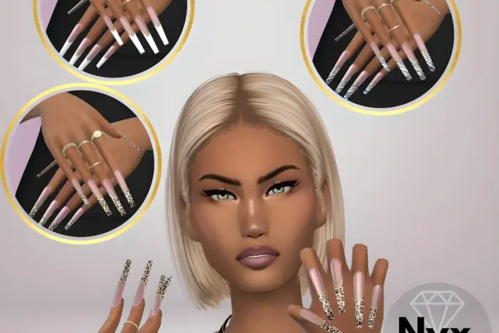 French Super long nails