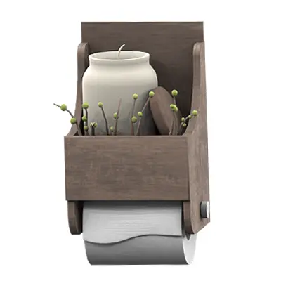 KHD Linen Toilet Paper Holder