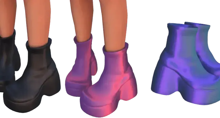 Moondust Chunky Platform Ankle Boots