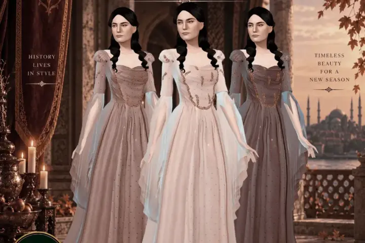 Kösem Sultan's dress. The Aesthetics of the Ottoman Empire.