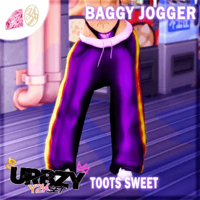 [SENSASIMS x AZHARMOONN] Urbzy Y2K Set - Toots Sweet's Baggy Jogger
