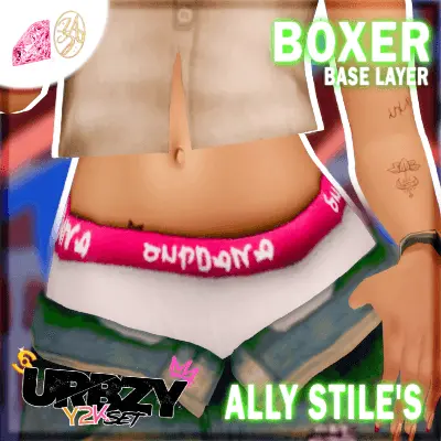 [SENSASIMS x AZHARMOONN] Ally Stile's Boxer_BASE LAYER