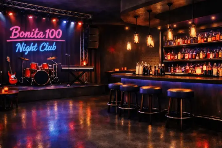 Bonita100 - Night Club CAS Background
