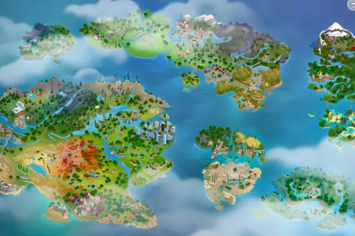 Immersive World Map