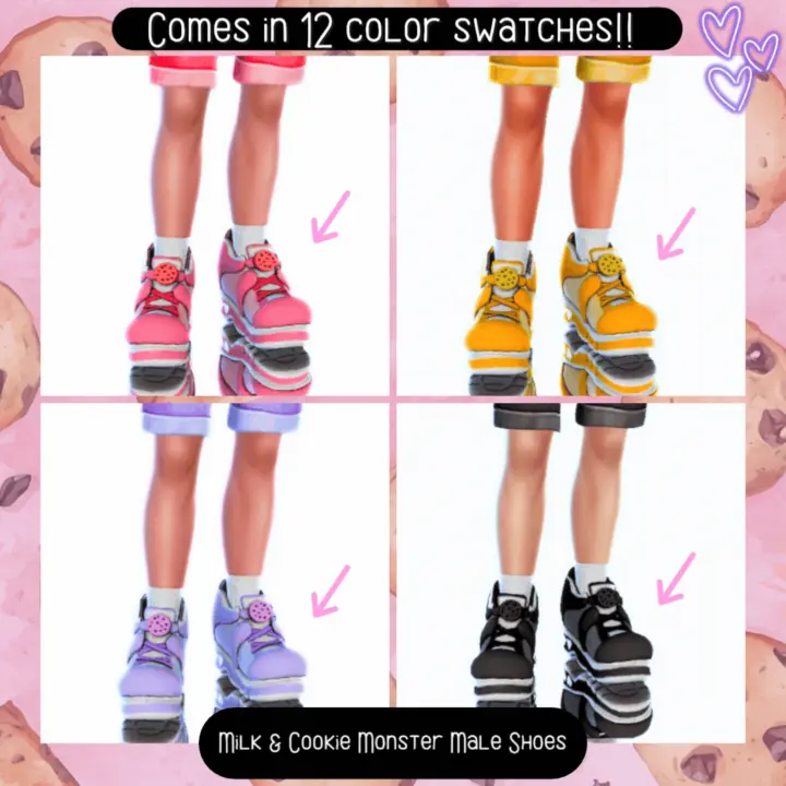 [JBTN] Milk & Cookie Monster Male Shoes
