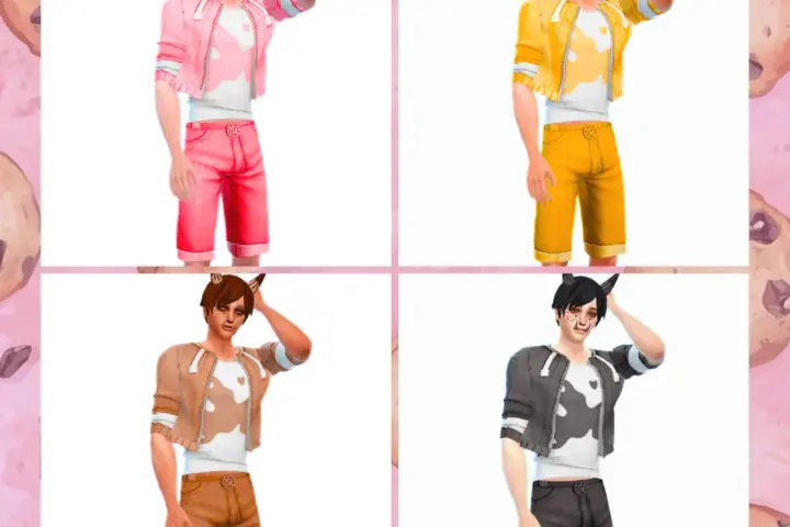 [JBTN] Milk & Cookie Monster Male Outfit