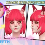 [JBTN] Milk & Cookie Monster Teeth