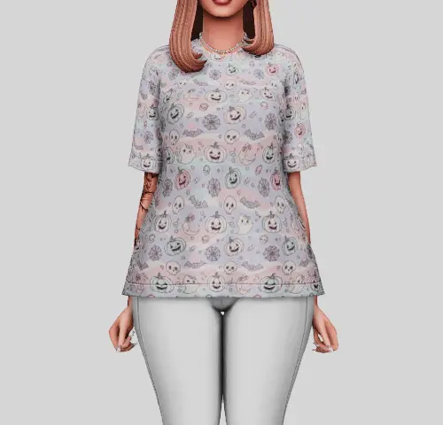 spooky tee by strawberrysims