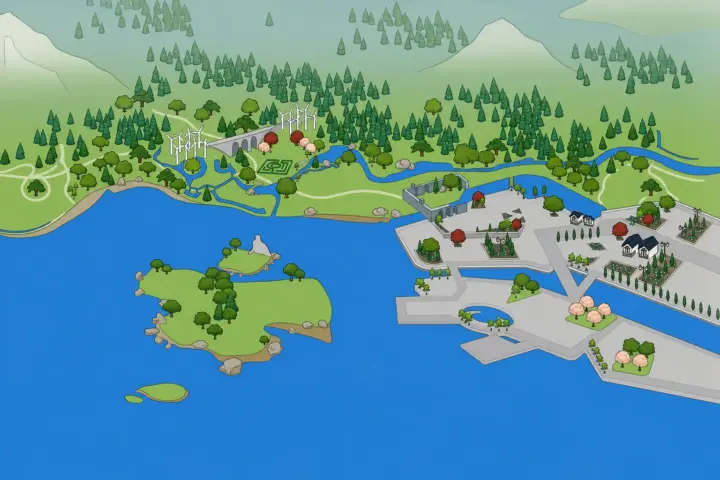 Windenburg Reimagined - Cartoon Map Overhaul