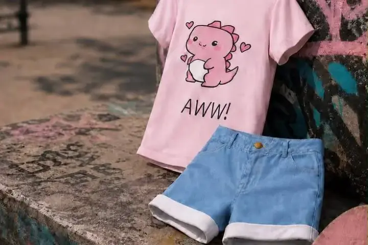 Cute Dino Girl Set