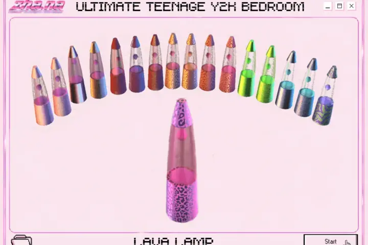 Animated Y2K Lava Lamp