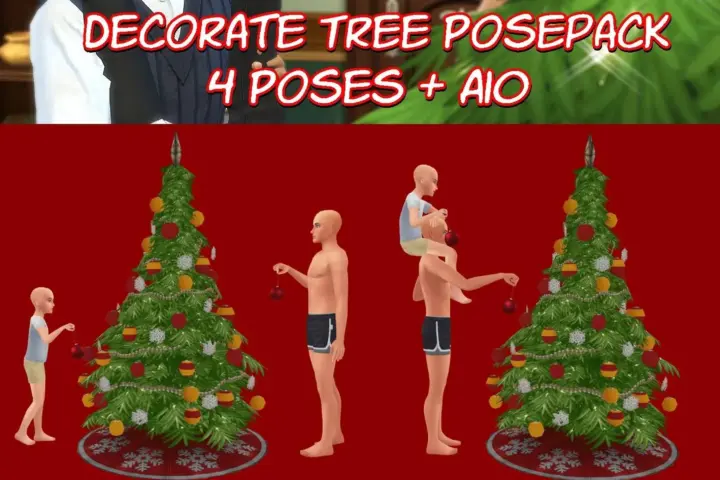 [F] Decorate Tree Posepack