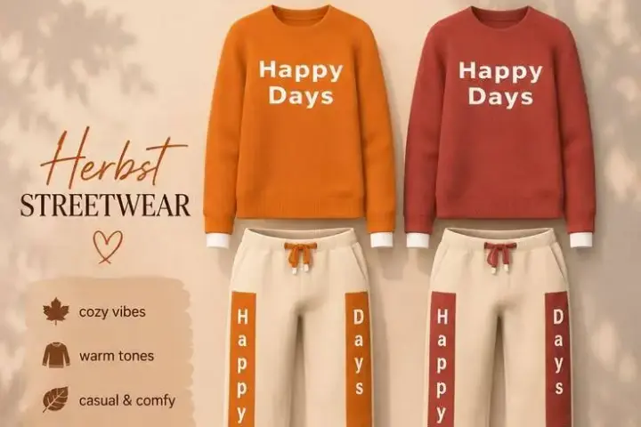 Autumn Streetwear Kids Set