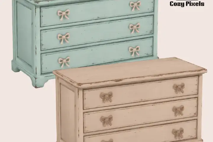 Vintage Bow Dresser