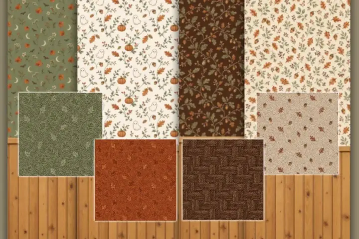 Amberwood Cottage – Autumn Wallpaper & Carpet Collection 🍂