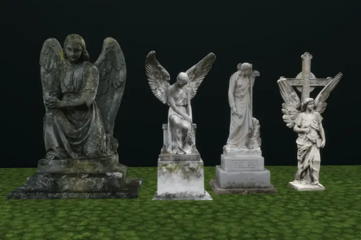 Statue, sculpture collection (angel)