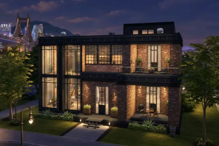 Industrial loft in San Myshuno