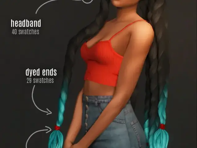 Женская прическа Kimberly hair + accessories от креатора Greenleaf