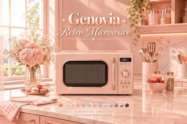 Genovia Retro Microwave