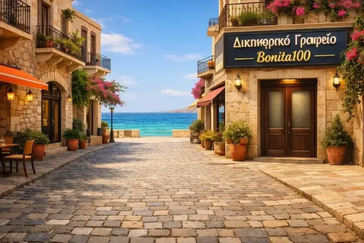 Bonita100 - Crete Coastal Village CAS Background