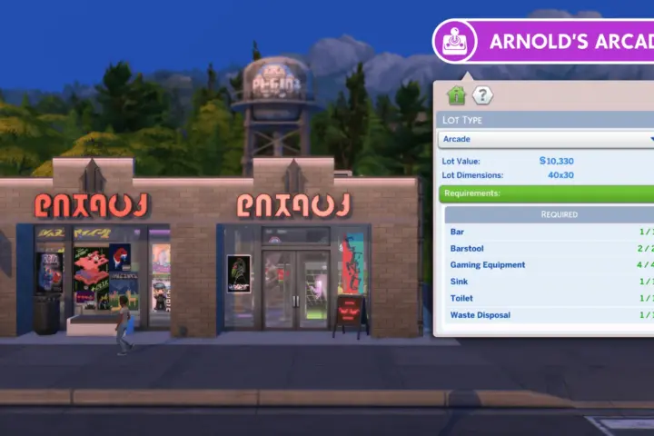 New Lot Type Mod - Arcade
