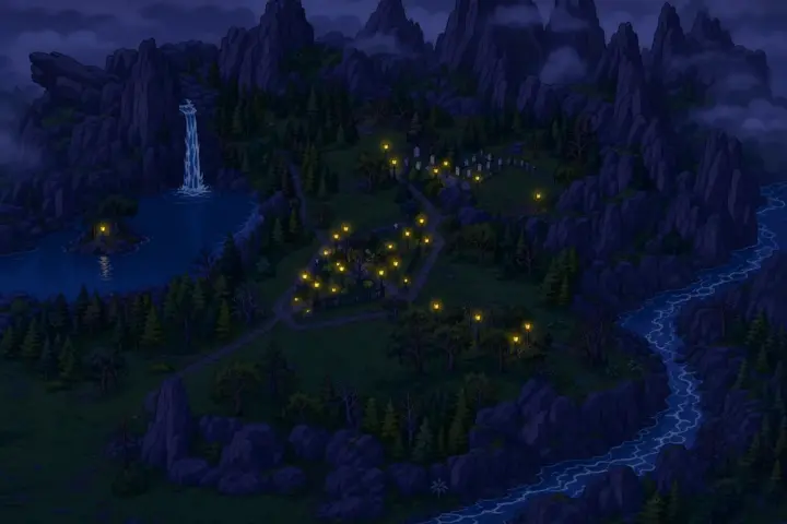 Forgotten Hollow Reimagined - Cartoon Map Overhaul