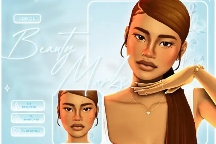 GegeSims - Beauty Marks Add-On