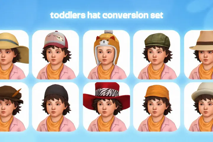 📑Toddlers Hat Conversion Set