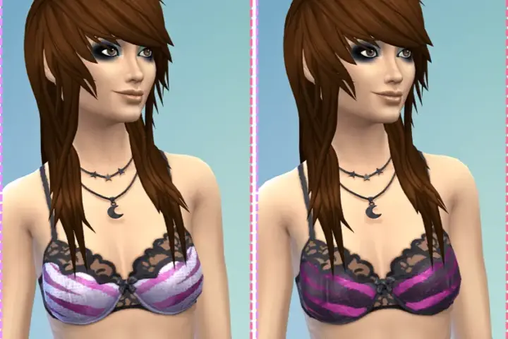 Y2K Zebra Bra