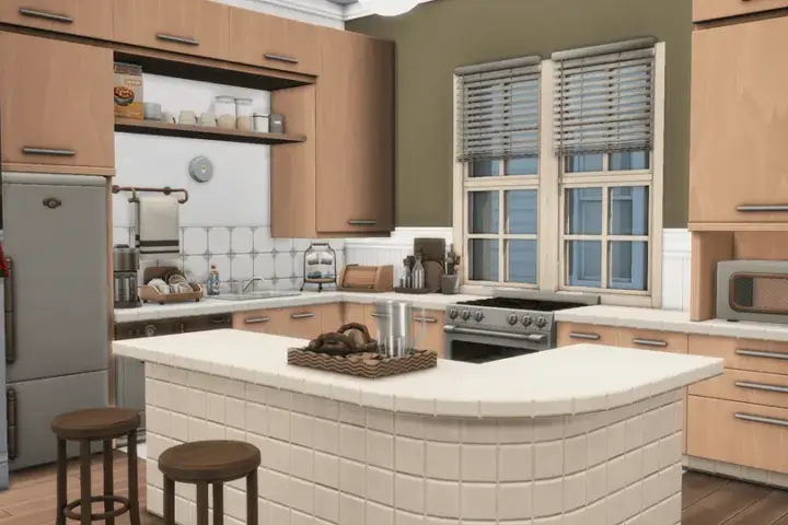 Retro Charm Kitchen