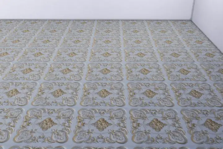 Vintage Ornate Tile Flooring
