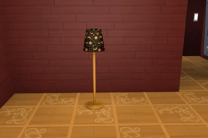 Retro Pattern Floor Lamp