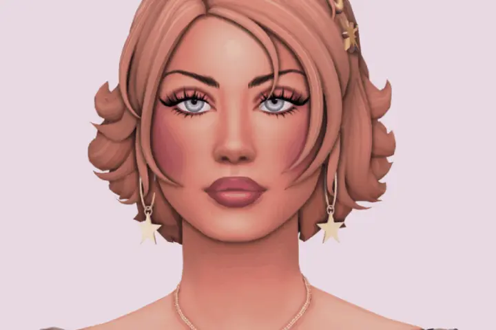 autumn kiss make up set by strawberrysims