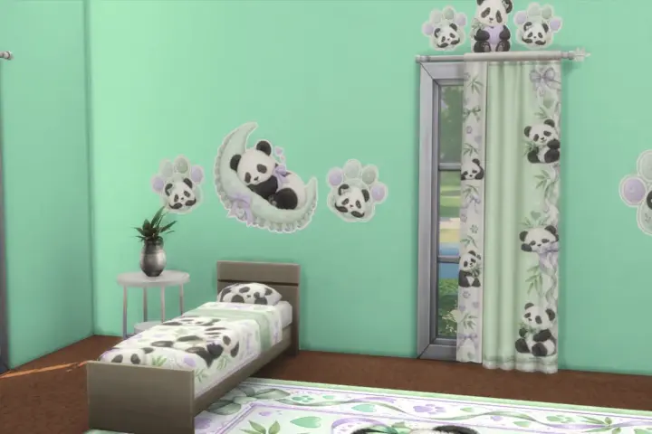 Pastel Panda Dreams Bedroom Collection