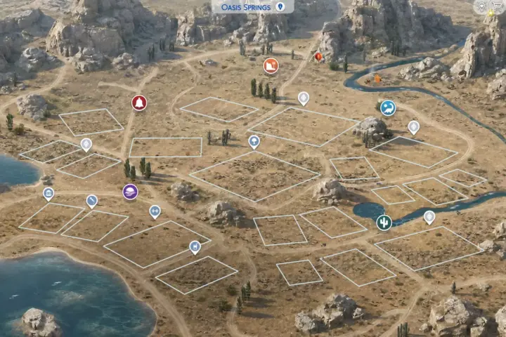 Oasis Springs - Realistic Animated Map