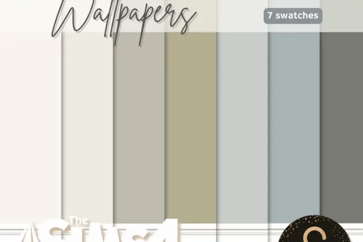 Sims4Luxury - Nursery - Meadow Grace - Wallpapers