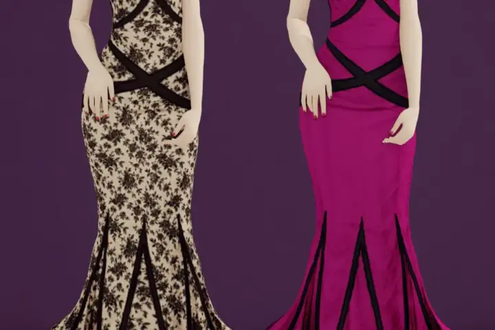 платье - carmilla strappy maxi dress