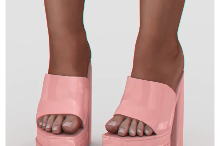 Camelia Glossy Heels
