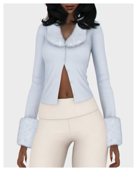 Angie Fur Cardigan