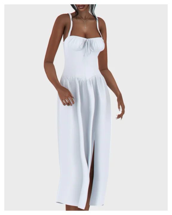 Maple Bustier Midi Dress