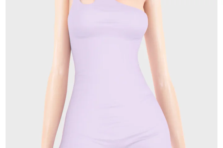 Olivia One Shoulder Romper