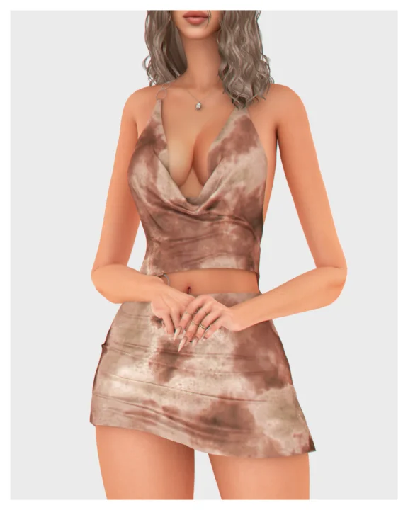 Fallon Cut Out Short Dress