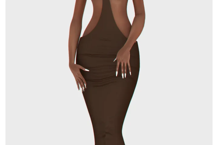 Jamila Backless Long Dress