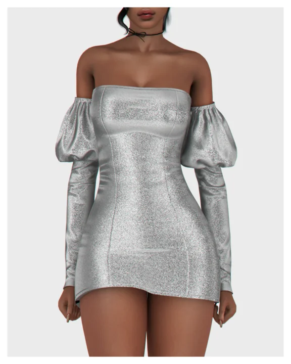Gwen Puff Sleeves Dress