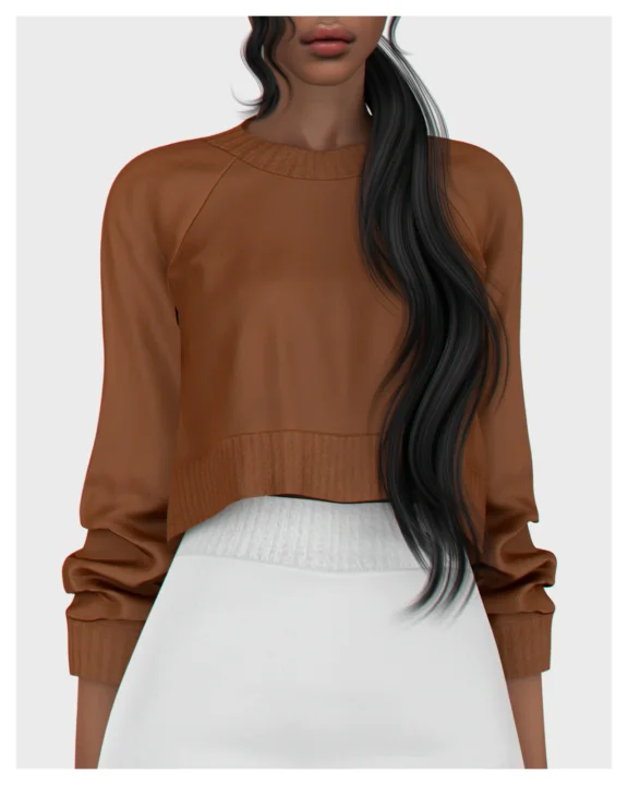 Rolled Up Sleeves Soft Sweater
