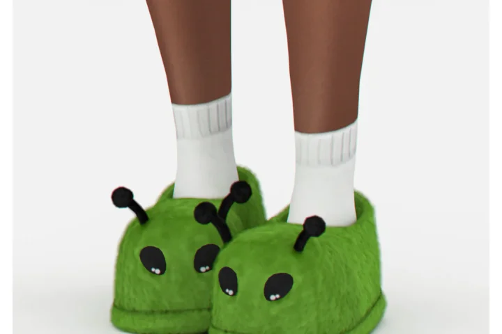 Cute Alien Slippers